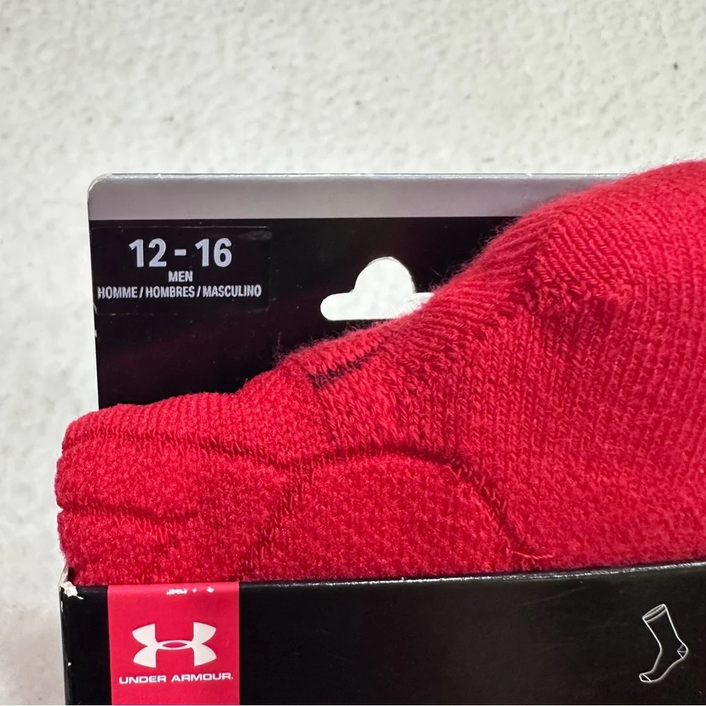 Under Armour Playmaker Red Athletic Socks
